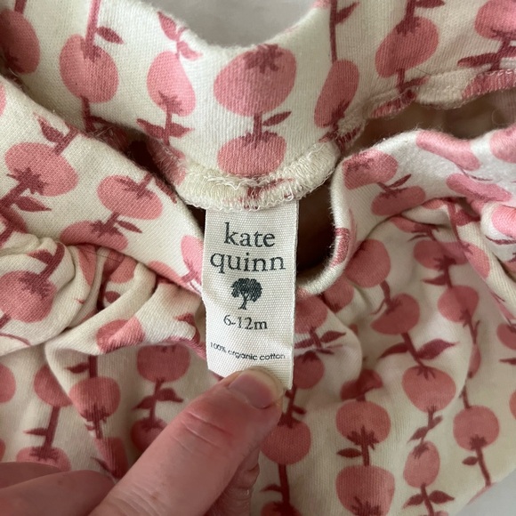 Kate Quinn Pink and Cream Organic Cotton Skort - Picture 3 of 3